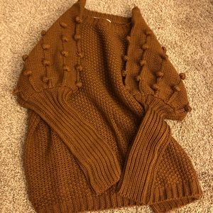 Brown sweater